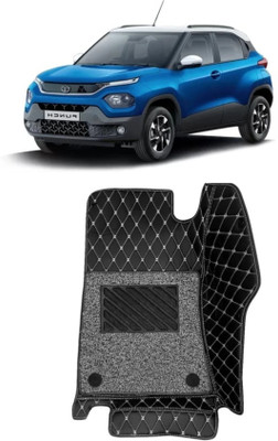 VIAZ VENTURES Leatherite 7D Mat For  Tata Punch(Black)