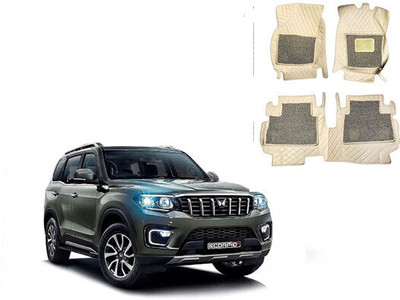 Autorepute Leather 7D Mat For  Mahindra Scorpio N(Beige)