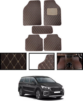 MSNP Leatherite Standard Mat For  Kia Carnival(Brown)