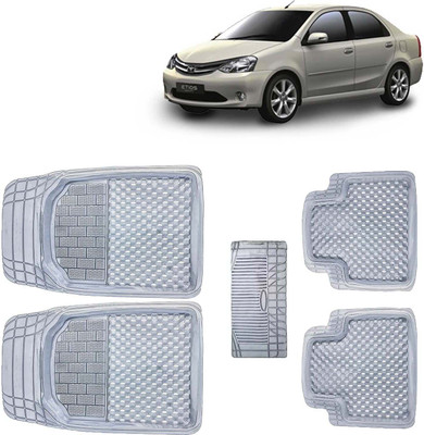 Kingsway PVC Tray Mat For  Toyota Etios(Clear)