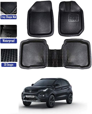 MATIES Plastic Tray Mat For  Tata Universal For Car(Black)