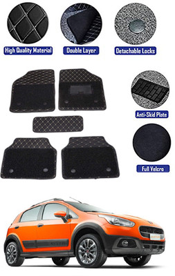 MATIES PVC 7D Mat For  Tata Universal For Car(Black)