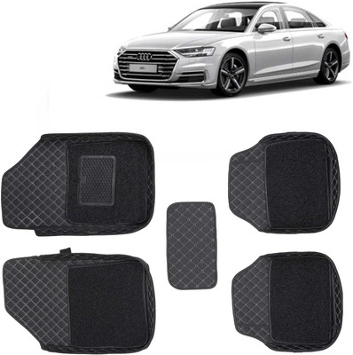 Kingsway Leatherite 7D Mat For  Audi A8(Black)