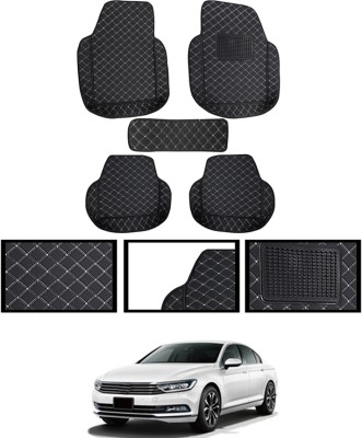 AYW Leatherite 7D Mat For  Volkswagen Passat(Black)