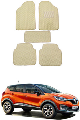 MATIES Leatherite Standard Mat For  Universal For Car(Beige)