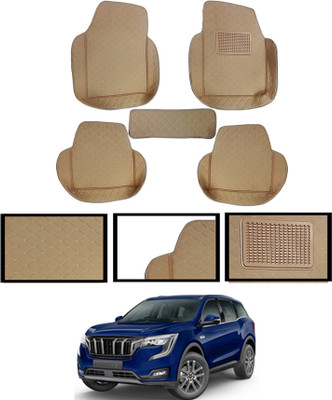 AYW Leatherite 7D Mat For  Mahindra Universal For Car(Beige)
