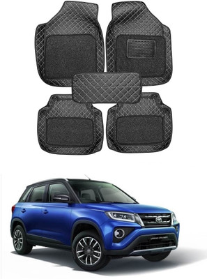 Arnejaa Leatherite 7D Mat For  Toyota Urban Cruiser(Black)