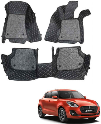 ARNEJA Leatherite 7D Mat For  Maruti Suzuki Swift(Black)