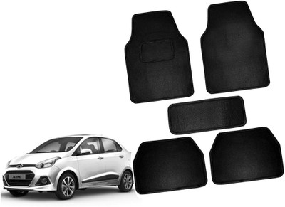 AUTO PEARL Polyester Standard Mat For  Maruti Xcent(Black)