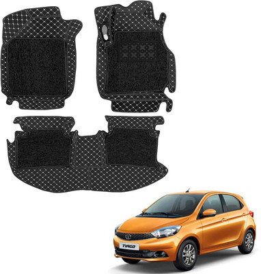 COSMOGEAR Leatherite 7D Mat For  Tata Tiago(Black)