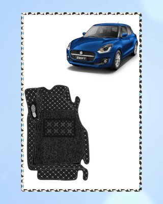 KUNTAIL A Leather 7D Mat For  Maruti Suzuki Swift(Black)