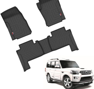 GFX Plastic Tray Mat For  Mahindra Scorpio Classic(Black)