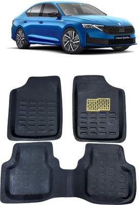 arneja trading company Polyutherine 3D Mat For  Skoda Octavia(Black)