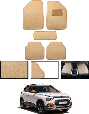 AYW Leatherite Standard Mat For  Citroen C3(Beige)