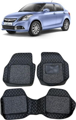 arneja trading company Leatherite 7D Mat For  Maruti Suzuki Swift Dzire(Silver, Black)