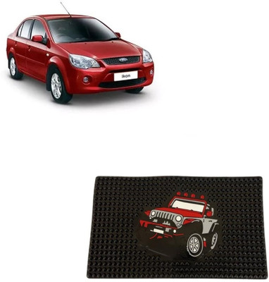 Arnejaa Rubber Standard Mat For  Ford Ikon(Black)