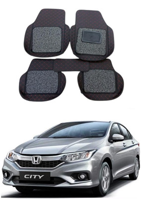 ARNEJA Leatherite 7D Mat For  Honda City(Black)