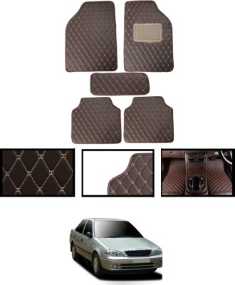 MATIES Leatherite Standard Mat For  Maruti Suzuki Esteem(Brown)