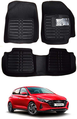 MATIES Plastic 5D Mat For  Hyundai i20(Black)
