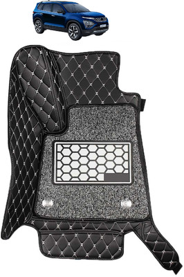 Caronix Leatherite 7D Mat For  Tata Safari(Black)