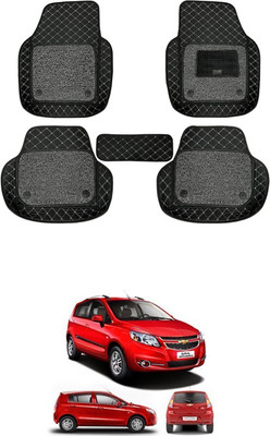 MATIES Leatherite 7D Mat For  Chevrolet Sail UVA(Black)