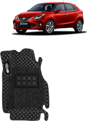 Kingsway Leatherite 7D Mat For  Toyota Glanza(Black)