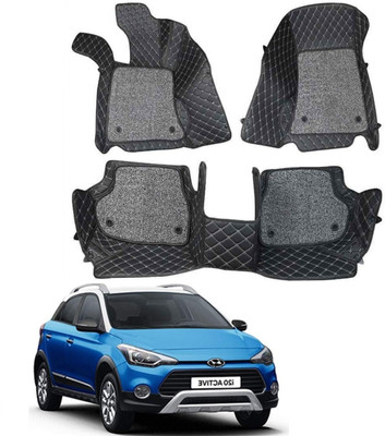 onefit enterprises Leatherite 7D Mat For  Hyundai i20 Active(Black)
