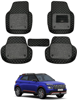 RKPSP Leatherite 7D Mat For  Hyundai Universal For Car(Black)