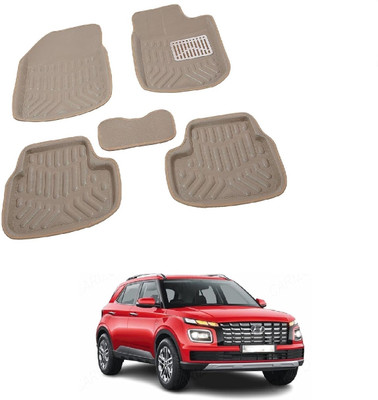 ROSHNEER ENTERPRISES PVC 3D Mat For  Hyundai Venue(Beige)