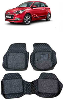 arneja trading company Leatherite 7D Mat For  Hyundai Elite i20(Silver, Black)