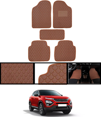 MATIES Leatherite Standard Mat For  Tata Harrier(Brown)