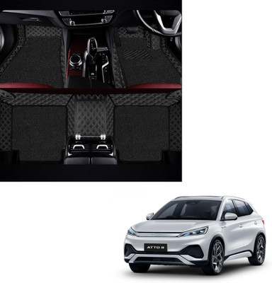 Autoclow Leatherite 7D Mat For  Hyundai Creta(Silver, Black)
