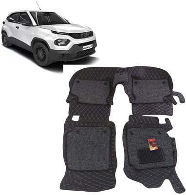 onefit enterprises Leatherite 7D Mat For  Tata Punch(Black)