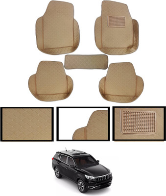 MSNP Leatherite 7D Mat For  Mahindra Alturas G4(Beige)