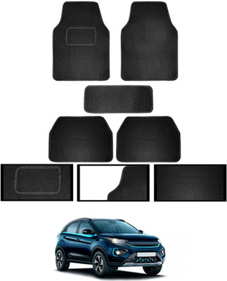 MATIES Fabric Standard Mat For  Tata Nexon EV(Black)