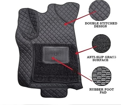 Footsace Leather 7D Mat For  Maruti Grand Vitara(Black)