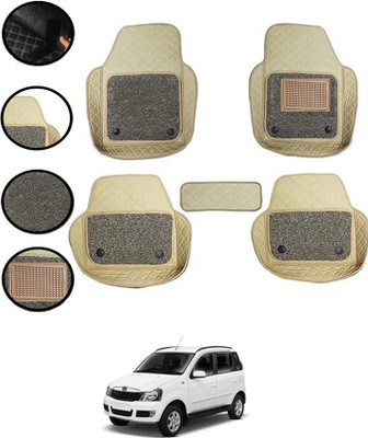 ABJD Leatherite 7D Mat For  Mahindra Quanto(Beige)