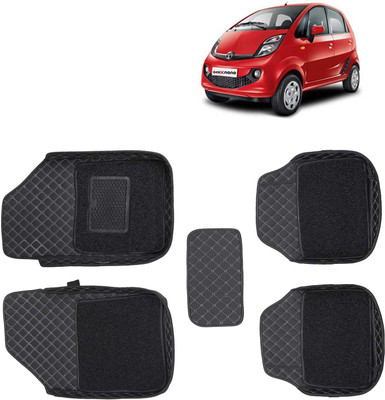 Kingsway Leatherite 7D Mat For  Tata Nano(Black)