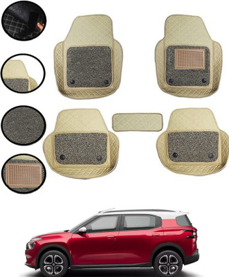 zplus Leatherite 7D Mat For  Citroen Universal For Car(Beige)