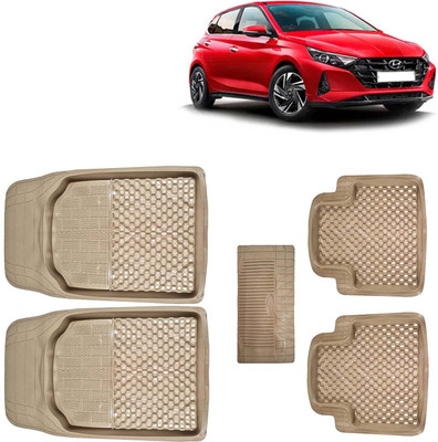 Kingsway PVC Tray Mat For  Hyundai i20(Beige)