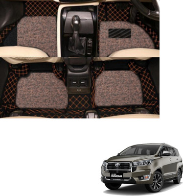 Autoclow Leatherite 7D Mat For  Toyota Innova Crysta(Beige)