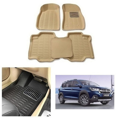 After cars Plastic 3D Mat For  Maruti Suzuki XL6(Beige)