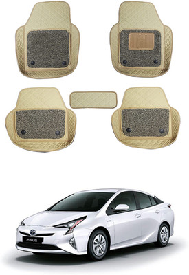 RKPSP Leatherite 7D Mat For  Toyota Prius(Beige)