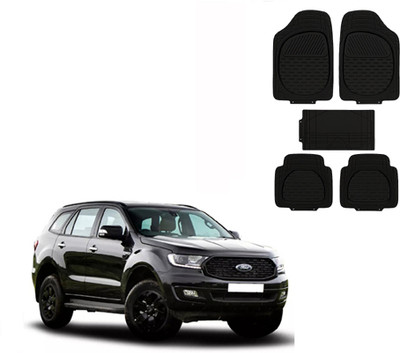 Autorepute Rubber Standard Mat For  Ford Endeavour(Black)
