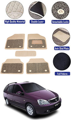 MATIES PVC 7D Mat For  Maruti Universal For Car(Beige)
