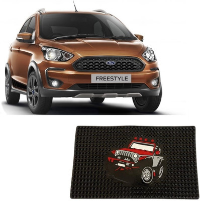 Arnejaa Rubber Standard Mat For  Ford Freestyle(Black)