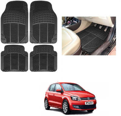 ROSHNEER ENTERPISES Rubber Standard Mat For  Volkswagen Polo(Black)