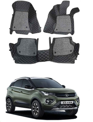 ARNEJA Leatherite 7D Mat For  Tata Nexon(Black)