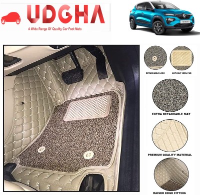 UDGHA Leatherite 7D Mat For  Renault Kwid(Beige)