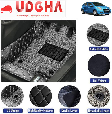 UDGHA Leatherite 7D Mat For  Maruti Suzuki A-Star(Black)